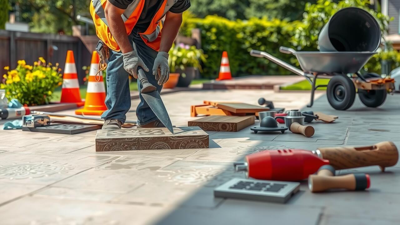 Stamped Concrete Installation